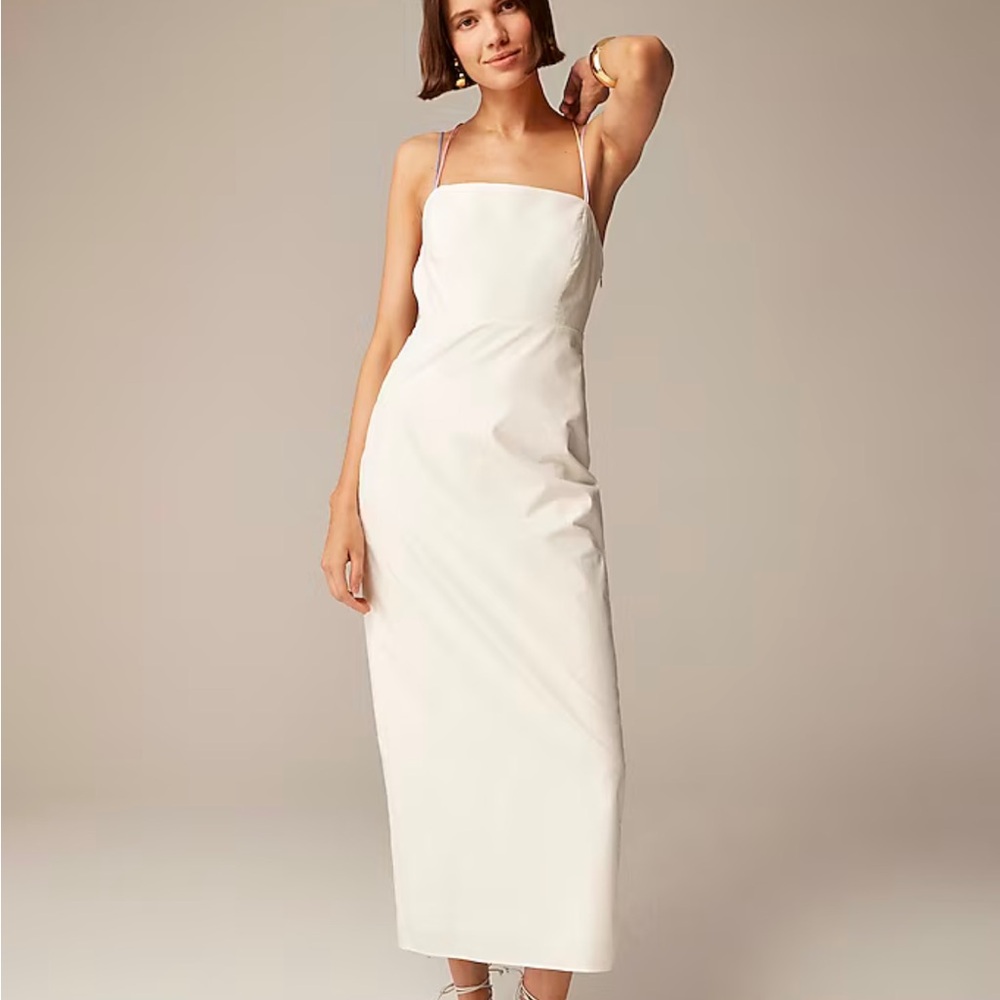 Anna October© X J.Crew multistrap sheath dress